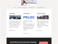 Tablet Screenshot of marketinsights.us